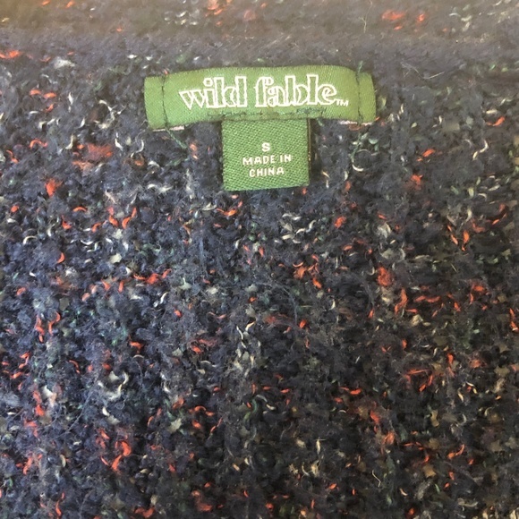 Wild Fable Blue Knit Sweater Cardigan Top (Small) - Picture 5 of 6